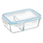 Bo�te de conservation verre clipeat 11l bleu