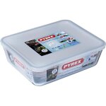Boîte de conservation rectangulaire - pyrex - 1451006 - couvercle en plastique - verre borosilicate - ... Boîte de conservation rectangulaire - pyrex - 1451006 - couvercle en plastique - verre borosilicate - ...