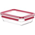 Boite de conservation rectangulaire - tefal - verre - masterseal fresh - 1. 1 l - couvercle en plastique ... Boite de conservation rectangulaire - tefal - verre - masterseal fresh - 1. 1 l - couvercle en plastique ...