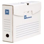 Bote darchive - majuscule - 34x25 cm - dos 10 cm - paquet de 10 - carton ondul rigide