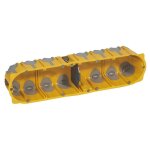 Bote dencastrement - legrand - batibox energy - 4 postes - 50 mm - jaune