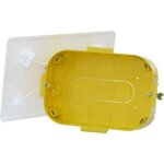 Bote pour drivation - legrand - batibox - 160x105x40 mm - couvercle 190x135 mm - plastique