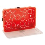 Boîte de dérivation cloison sèche 170x110x40mm - rouge - zenitech Boîte de dérivation cloison sèche 170x110x40mm - rouge - zenitech