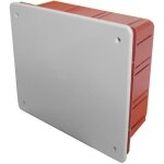 Bote de drivation  encastrer 118 x 96 x 50mm - rouge - zenitech