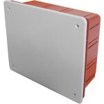 Bote de drivation  encastrer 196 x 152 x 70mm - rouge - zenitech