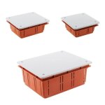 Set de 3 bo�tes de d�rivation � encastrer - zenitech