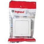 Bo�te de d�rivation - legrand - asl - blanc - carr� - fixation murale en saillie