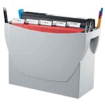 Bo�te � dossiers suspendus - han - swing - env. 20 dossiers - plastique gris clair - carquois int�gr� ...