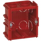 Bote d?encastrement batibox pour maonnerie ip20 en plastique 1 poste carre associable p 50mm - legrand ...