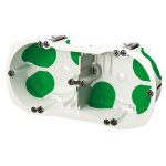 Bote d?encastrement tanche multifix air avec vis 2 postes p 40mm - schneider electric - imt35247