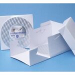 Boite � g�teau - wilton - rond - 325 cm - livr�e � plat - carton / papier