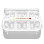 Bote dincubation dincubation de reptiles coffret  hachures dincubateur d?uf avec 12 grilles pour la ...