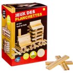Boite de jeu de construction en bois de 200 planchettes - dim : 115 x 25x 08 cm