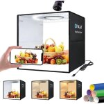 Boîte à lumière - obest - 30cm - portable - panneau led 120 perles - 6 types de fond Boîte à lumière - obest - 30cm - portable - panneau led 120 perles - 6 types de fond