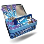 Boite collector garnie de chocolats et biscuits milka or�o un concentr� de gourmandises � partager ou ...