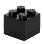 Bote miniature lego - mini bote  4 plots - noir - pour repas - bb  partir de 3 mois