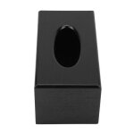 Bo�te � mouchoirs - vvikizy - rectangulaire - bois noir - �l�gante - design convivial