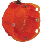 Bote de jonction - legrand - batibox 1 poste - ip20 - plastique - orange