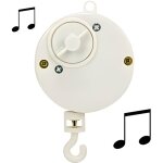 Boite  musique mobile musical nattou - enfant - blanc - mlodies non spcifies