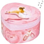 Boite � musique trousselier - danseuse �toile - rose