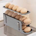 Boîte à oeufs - roleader - organiseur réfrigérateur transparent - plastique - empilable - 3 niveaux Boîte à oeufs - roleader - organiseur réfrigérateur transparent - plastique - empilable - 3 niveaux