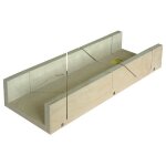 Bote  onglet pour plinthes - outifrance - eco - multiplis 12mm - 4 coupes - 2 angles