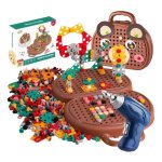 Jouet de puzzle en mosa�que - pimpimsky - bo�te � outils magic montessori - 203 pi�ces - pour enfants ...