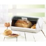 Boîte à pain - rosenstein & sohne - grande capacité - acier inoxydable - design moderne - fentes daération ... Boîte à pain - rosenstein & sohne - grande capacité - acier inoxydable - design moderne - fentes daération ...