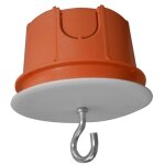 Bote point de centre murs pleins 65mm + crochets suspension - vert - zenitech