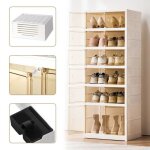 Bo�te de rangement pour chaussures - homewell - yipeema - 24 paires - blanc - 44x345x117 cm