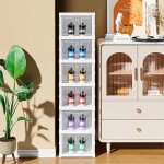 Boite rangement chaussures en platique transparente - homewell - lot de 6 - empilable et pliable - blanc ...