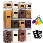 Bo�te de rangement - zgeer - 15 pi�ces - herm�tique - plastique sans bpa - rectangulaire