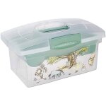 Bo�te de rangement - keeeper - minnie traveller - vert nordic - 40x24x21 cm - motif winnie lourson