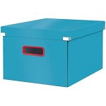 Bo�te de rangement leitz click & store - format a4 - carton solide - gamme cosy - bleu