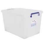 Boite de rangement - msv - 50l - roulettes - poign�e de verrouillage - plastique renforc�