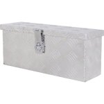 Homcom - caisse � outils - aluminium - 50x15x20cm - gris