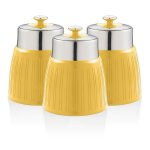 Botes de rangement - swan - swka1024yeln - vintage - 3 pices - 12l hermtiques jaune