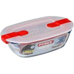 Boîte rectangulaire avec couvercle - pyrex - 1451023 - 17 x 10 cm - 400 ml - cook & heat - base en verre ... Boîte rectangulaire avec couvercle - pyrex - 1451023 - 17 x 10 cm - 400 ml - cook & heat - base en verre ...