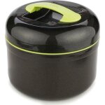 Boite repas isotherme - no name - grande lunch box - 25 l - noir et vert - cylindrique Boite repas isotherme - no name - grande lunch box - 25 l - noir et vert - cylindrique