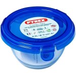 Bo�te ronde avec couvercle - pyrex - 1451032 - 11 cm - 200 ml - cook & go - base en verre borosilicate ...