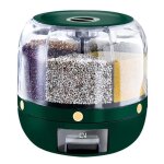 Bo�te de stockage de c�r�ales - wirlsweal - 24 cm - plastique - herm�tique - multi - compartiments