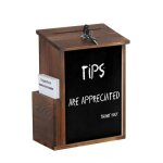 Bote  suggestions - bois - 29x22x12cm - murale - urne lectorale - dcorative