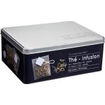 Bo�te � th� & infusion en sachet relief ii 21cm noir