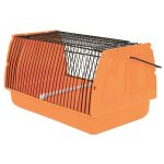 Bote de transport - trixie - noir - 30x18x20cm - pour rongeurs et petits oiseaux - poigne amovible