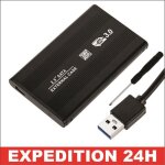 Botier de disque dur - eryue - portable - usb 3. 0 - aluminium - 2. 5 pouces