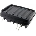 Boitier tanche rectangulaire zenitech - l285xp150xh110mm - gris