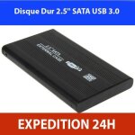 Bo�tier externe - isonix - 2. 5 sata - usb 3. 0 - aluminium - portable