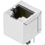 Bitier femelle rj45 weidmller rj45c6 r1v 3. 2n4n ty 2634590000 rj45 embase femelle verticale argent ...