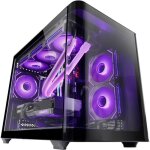 Bo�tier gaming micro - atx - mars gaming - mc - fusionm - verre courb� - refroidissement liquide - double ...
