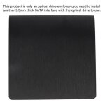 Botier de lecteur de dvd externe vvikizy - double port usb 3. 0 et type c - graveur dvd